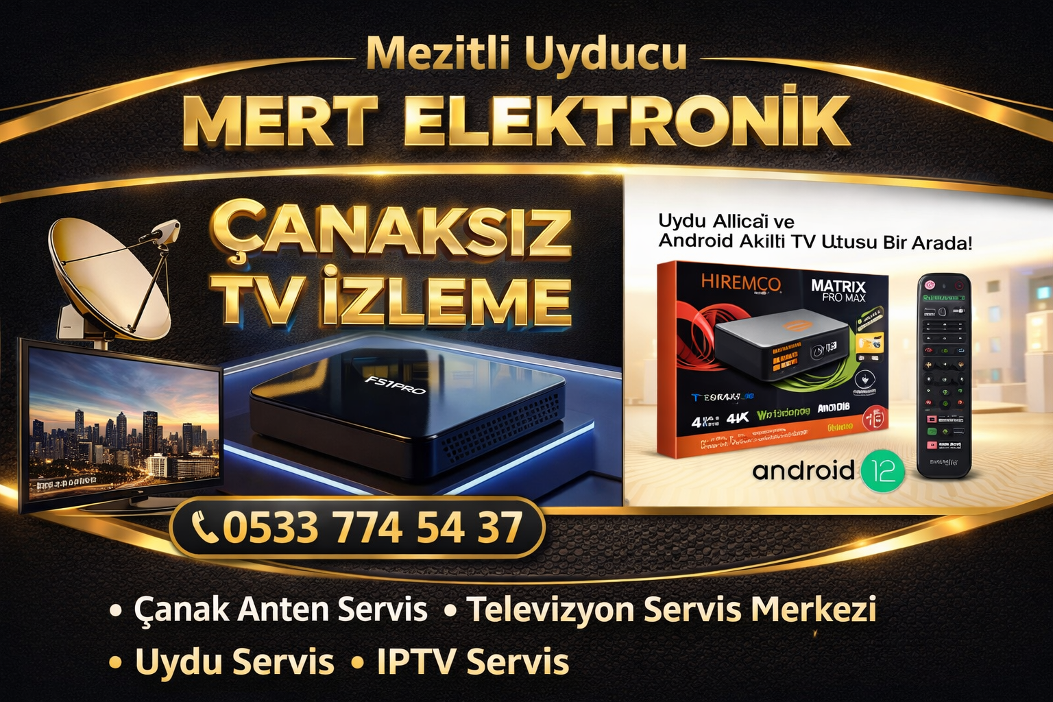 Mezitli Uyducu gold android box tanitim banneri